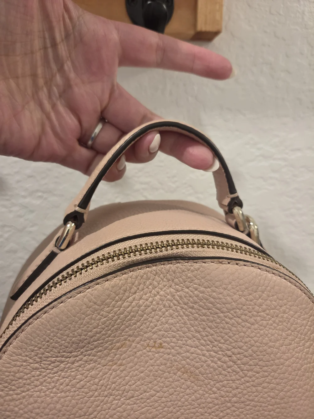 kate spade Blush Pink Leather Backpack